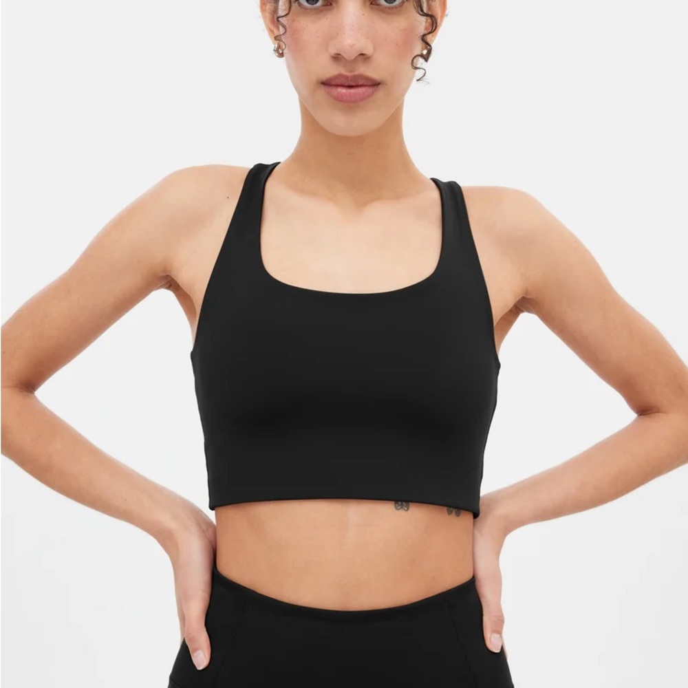 Girlfriend Collective Paloma Black Sports Bra